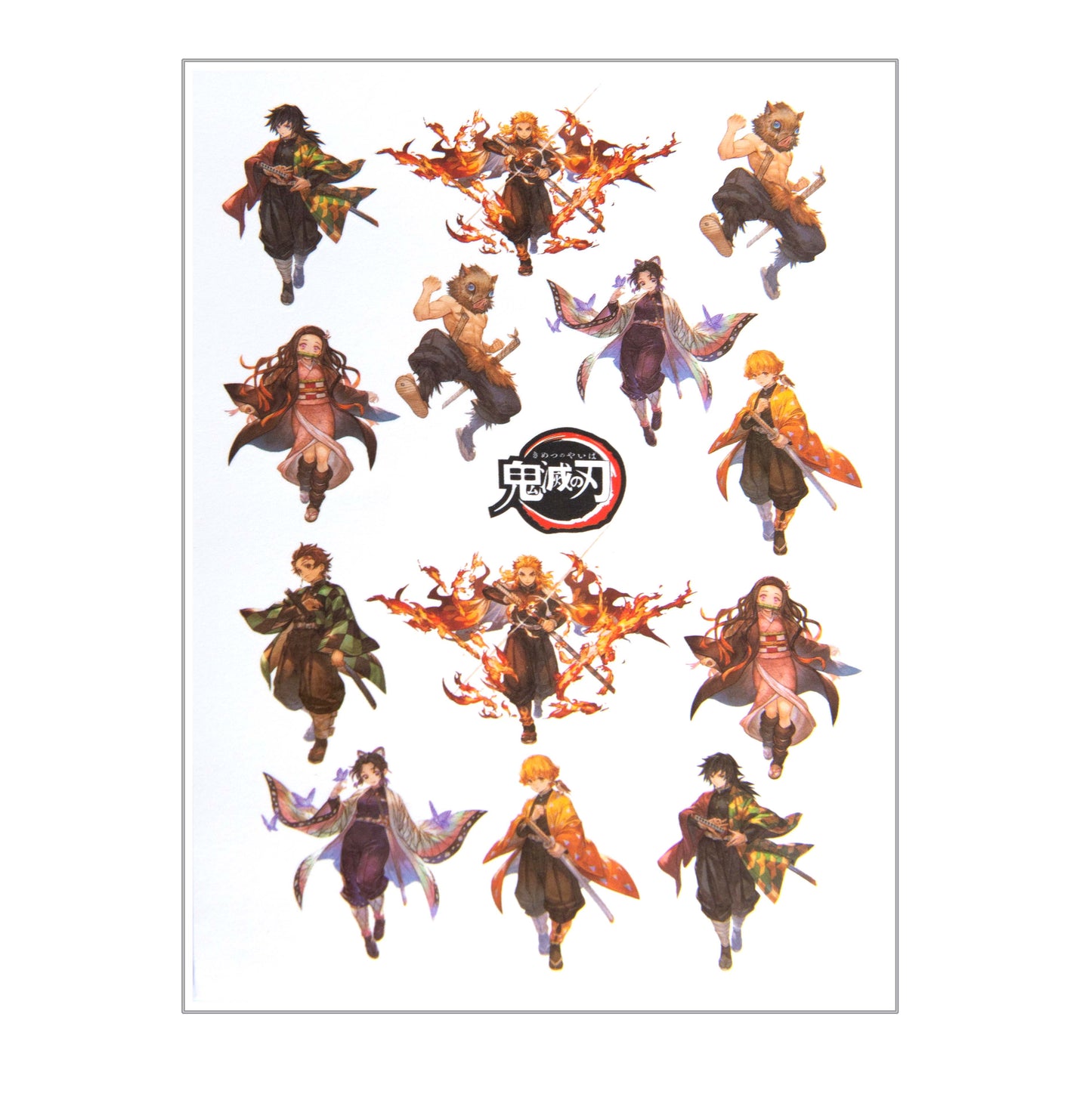 CC01-02 Demon Slayer tattoo water stickers