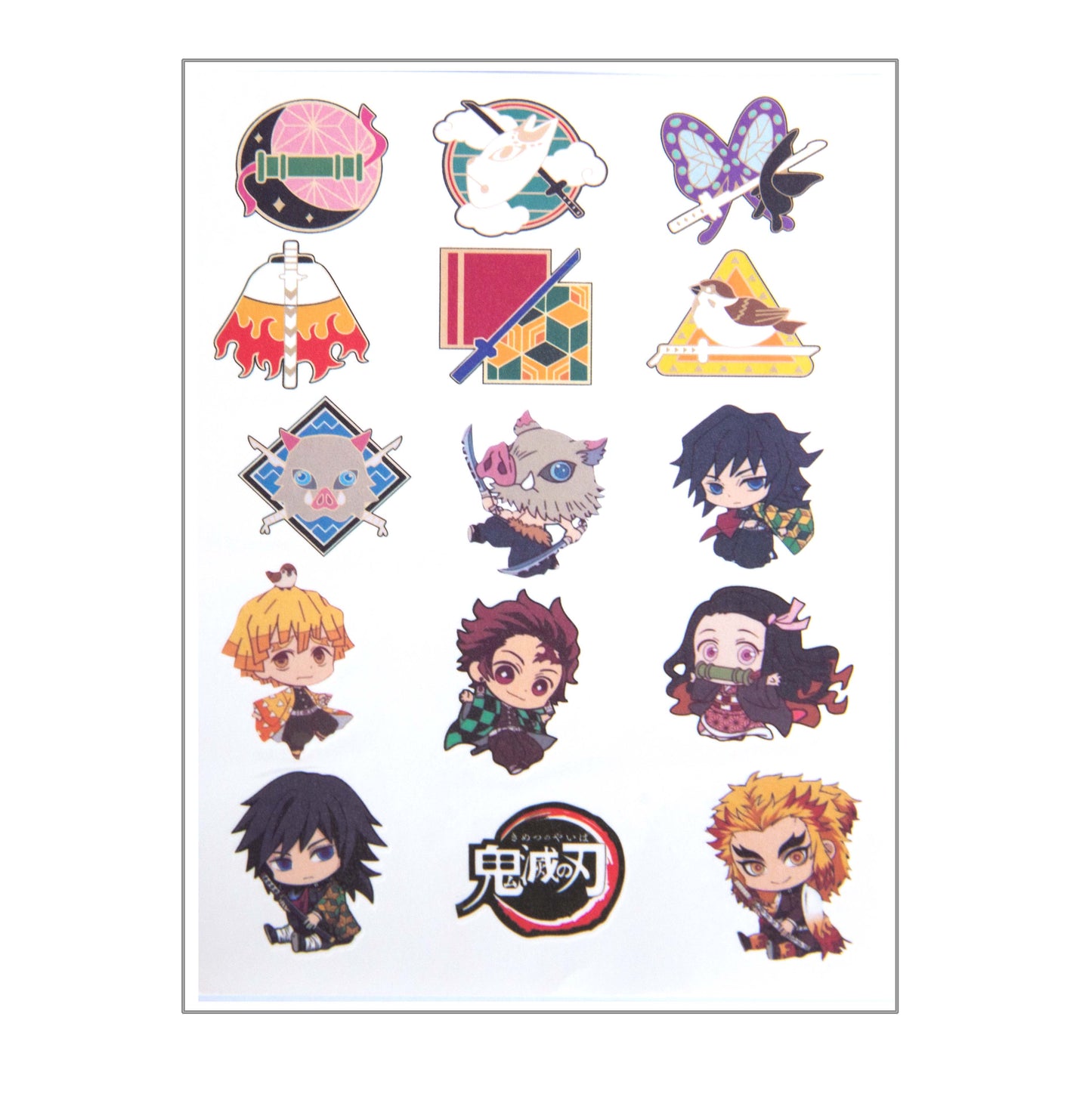 CC01-05 Demon Slayer tattoo water stickers