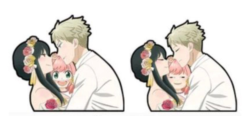CC15-05 Spy X family Anya Forger Twilight Loid Forger Yor Forger 3D magnet